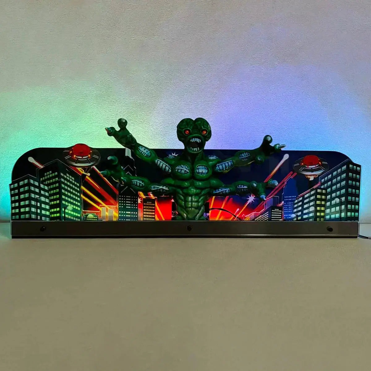 Attack or Revenge From Mars Pinball Acrylic LED Topper, for CGC Pinball Machine, Arcade 1up Pinball Topper FYLZGO Signs