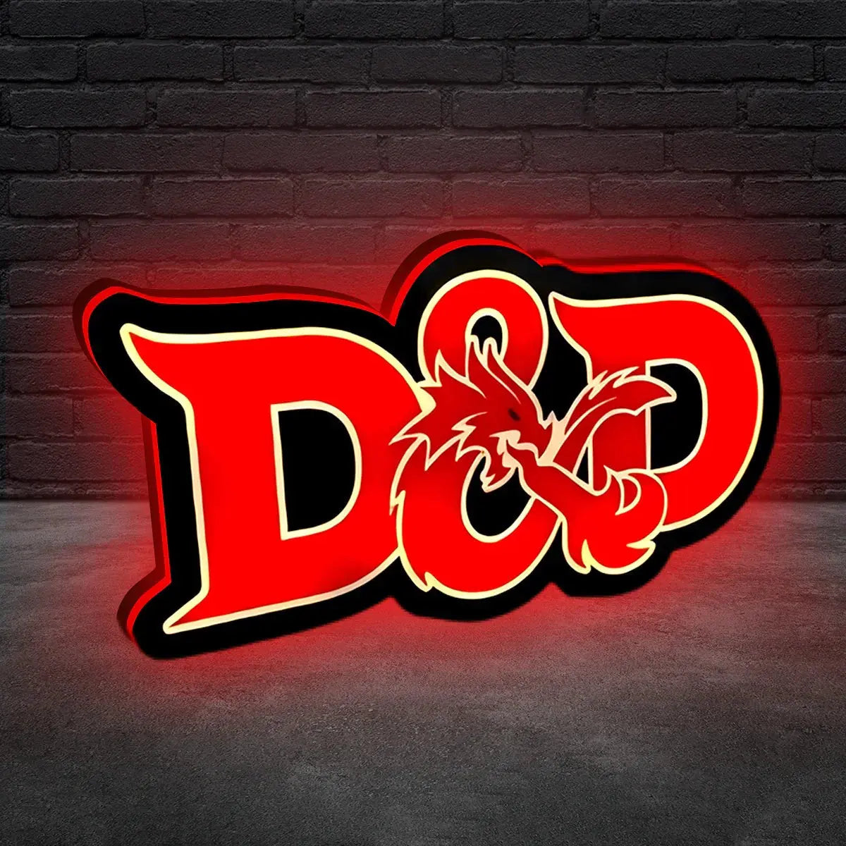 Dungeons and Dragons Lightbox D&D Gift Dungeons & Dragons LED Lamp FYLZGO Signs