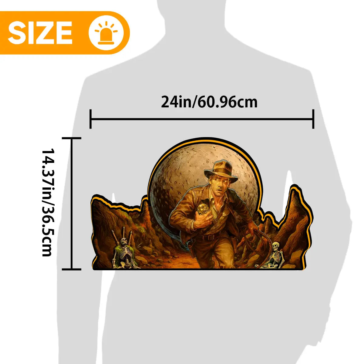Indiana Jones Pinball Topper Lightbox Arcade Gaming Light box for Man's Cave FYLZGO Signs
