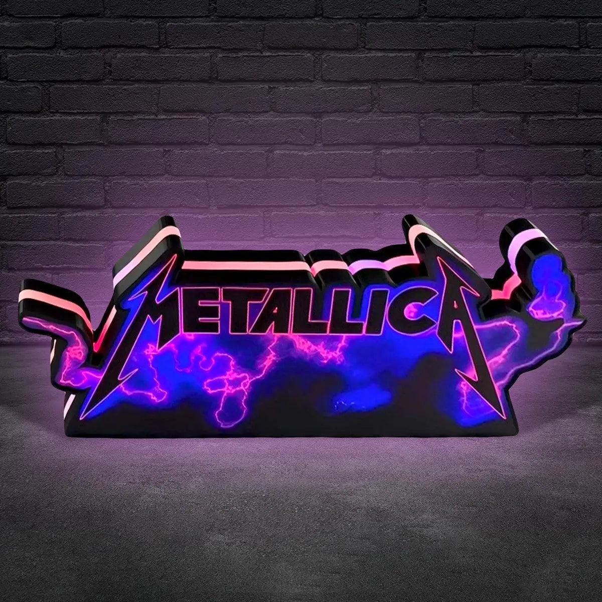 The Metallica Pinball LED Lightbox, The Metallica Pinball Topper, USB powered and with Dimming Function, design for Stern Pinball FYLZGO Signs