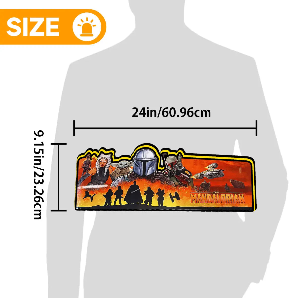 The Mandalorian Pinball Topper LED Lightbox, Pinball Arcade Decor, for The Stern Pinball Machine Topper FYLZGO Signs