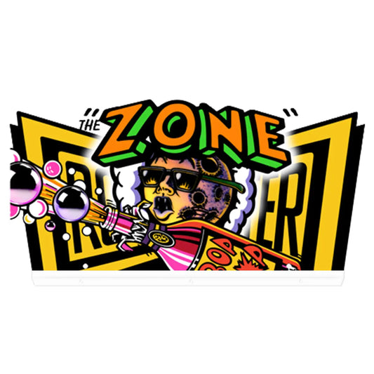 Party Zone Topper 3D Acrylic RGB LED Topper, For Pinball Game Room Decor, Mans Cave Decor FYLZGO Signs