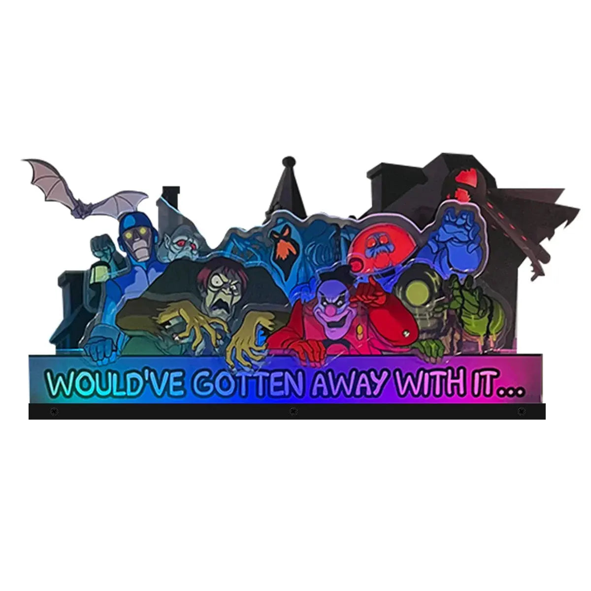 Scooby-doo Collectors Edition Pinball Topper 3D Acrylic LED Topper, For Spooky Pinball Mahine, Pinball Topper FYLZGO Signs