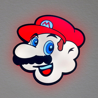 Custom Neon Super Mushroom LED Lightbox SVG Teenager Kids Gift Decor Night Light FYLZGO Signs