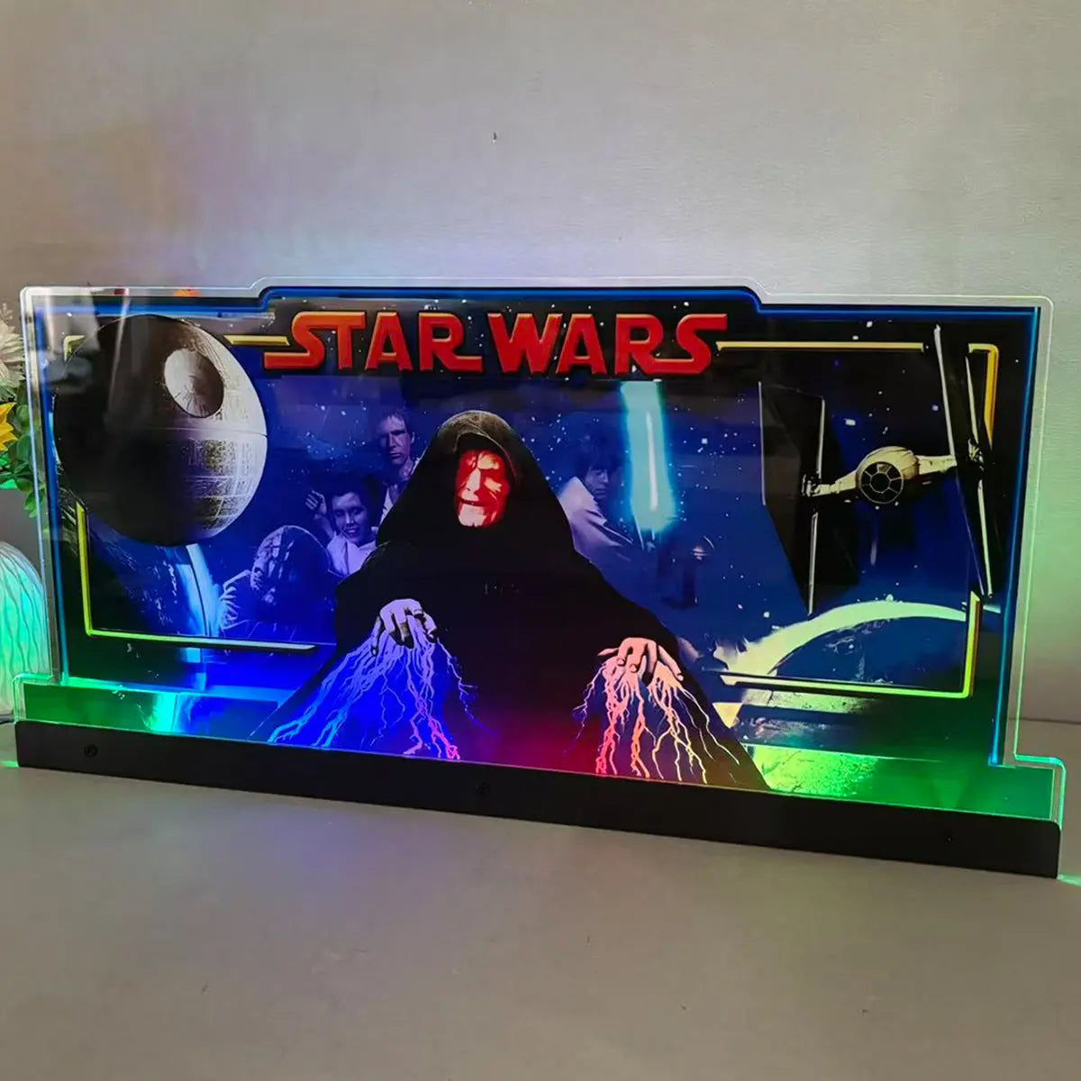 Star Wars Sith Lord Pinball Topper 3D Acrylic LED Topper, for  Pinball Machine, Pinball Topper FYLZGO Signs