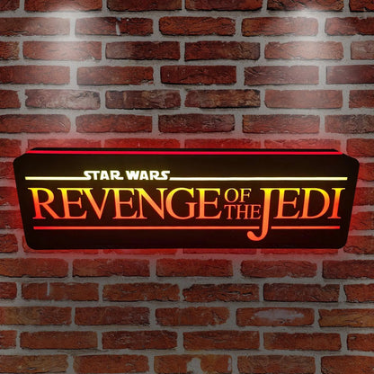 Star Wars Return Of The JEDI 3D Printed Lightbox Handmade,  Star Wars Led Wall Sign, Gift for Star Wars Fans FYLZGO Signs