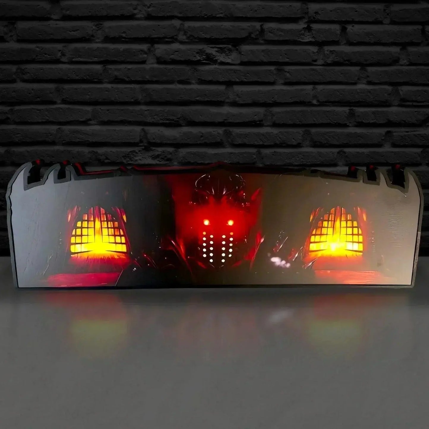 New Arrival exclusive Black Knight Pinball Topper with Eye 3D printed lightbox , Dimmable, and USB powered FYLZGO Signs