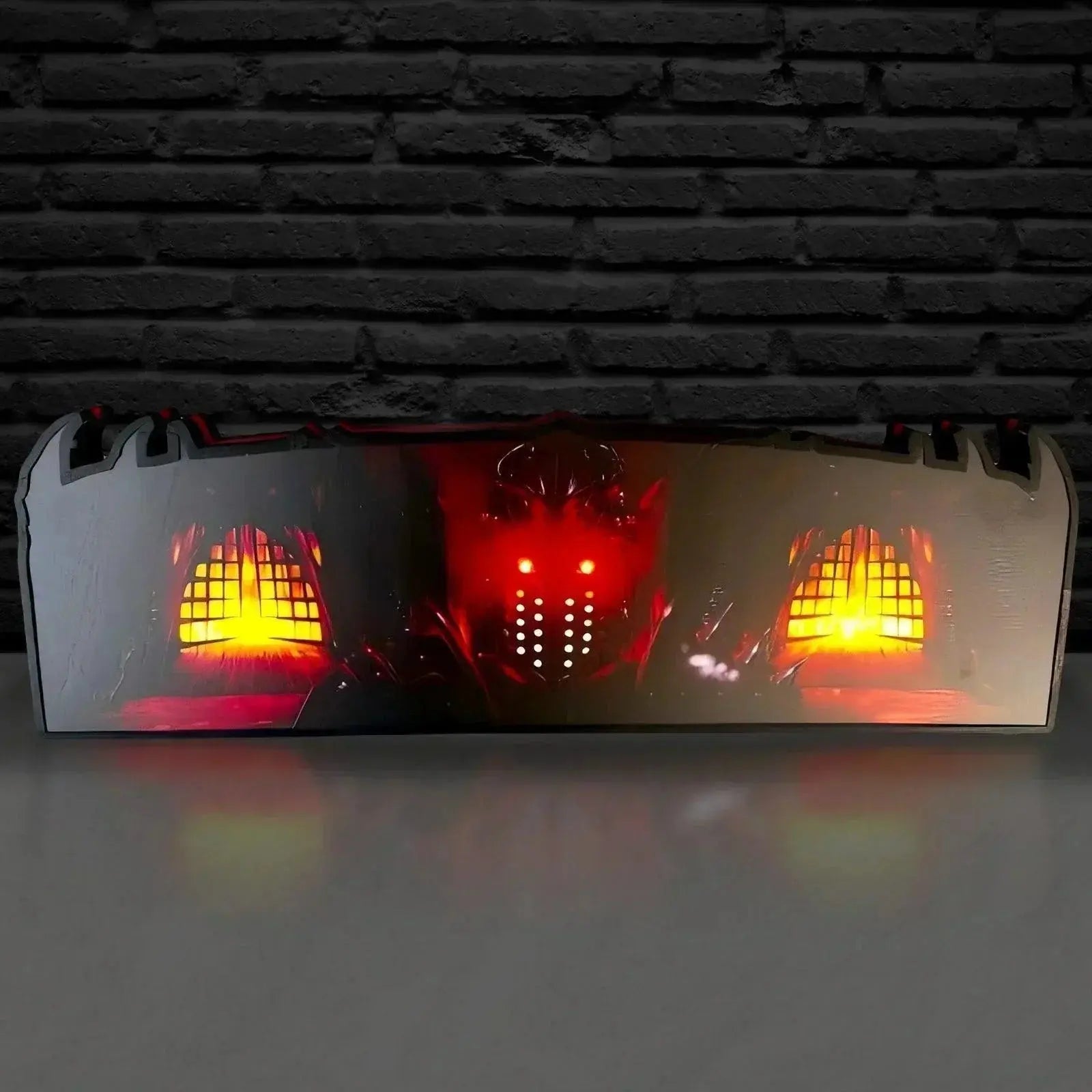 New Arrival exclusive Black Knight Pinball Topper with Eye 3D printed lightbox , Dimmable, and USB powered FYLZGO Signs