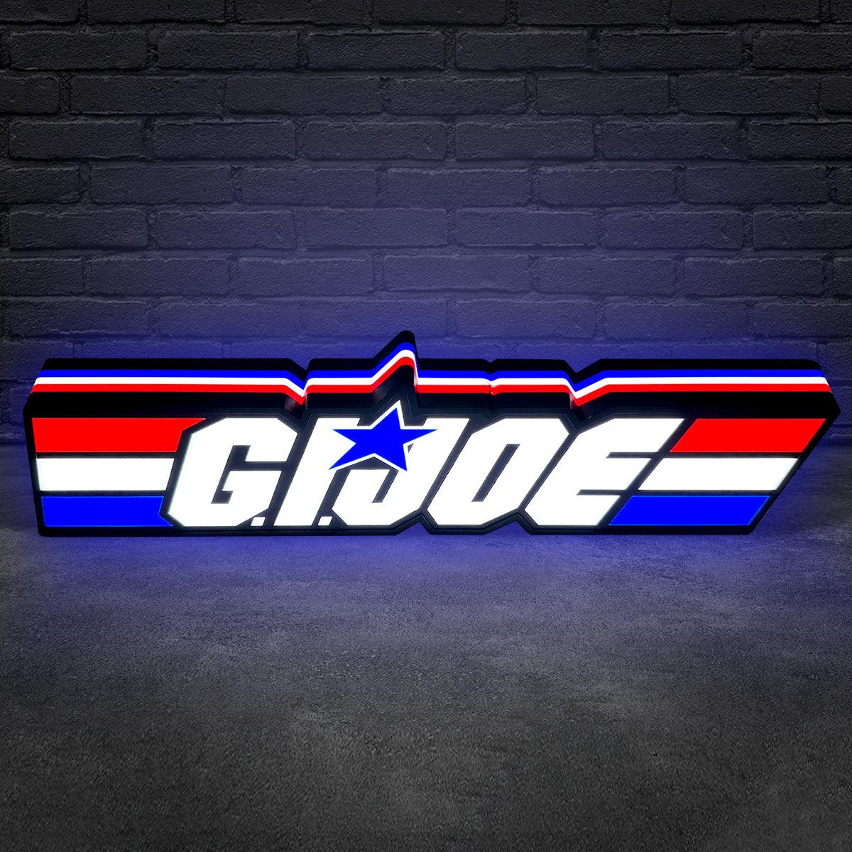 G.I. Joe Sign and Cobra G.I. Joe 3D Printed Lightbox Sign 3D Printed LED Sign G.I. Joe Decoration FYLZGO Signs