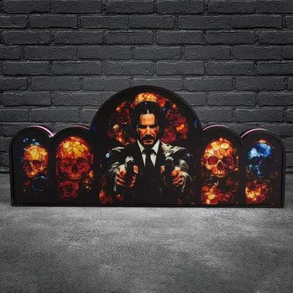 John Wick Pinball Topper, 3D Printed  LED Light Box Game Room Decor, For Stern Pinball Machine FYLZGO Signs