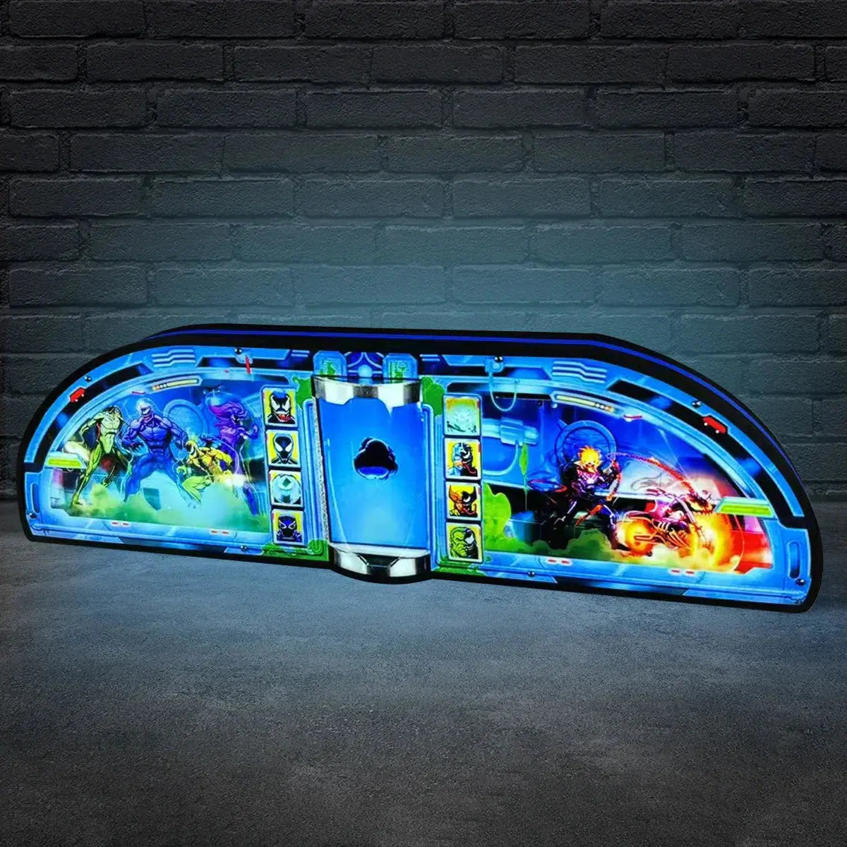New Arrival Venom Pinball Topper LED Light Box Fully Darkable USB Powered, Pinball Arcade Decor FYLZGO Signs