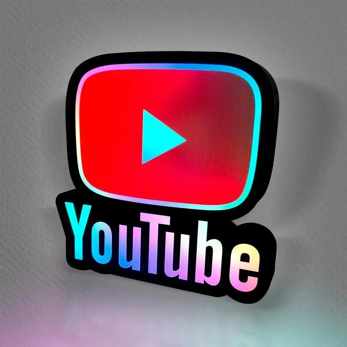 Youtube Led LightBox Sign Lamp Room Decoration FYLZGO Signs