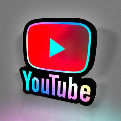 Youtube Led LightBox Sign Lamp Room Decoration FYLZGO Signs