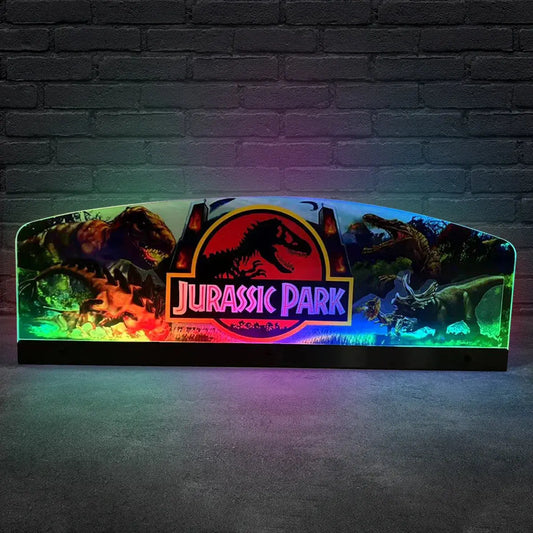 Jurassic Park Stern Pinball Topper 3D Acrylic LED Topper, For Stern Pinball Machine, Pinball Topper FYLZGO Signs