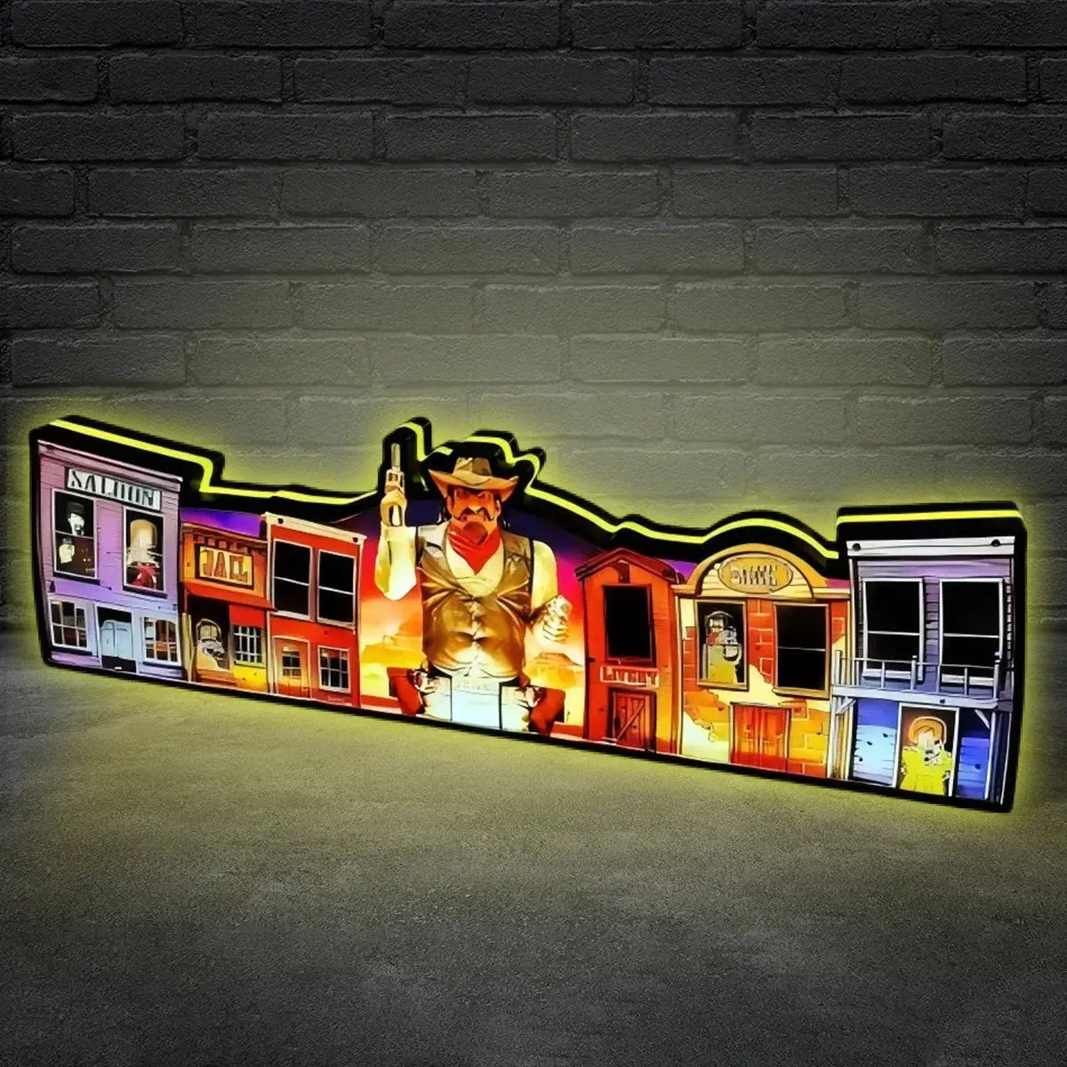 Cactus Canyon Special Edition Topper, Video Game Machine LED Lightbox , Pinball Arcade Decor, Special Edition Plus Topper for CGC Pinball Machine FYLZGO Signs