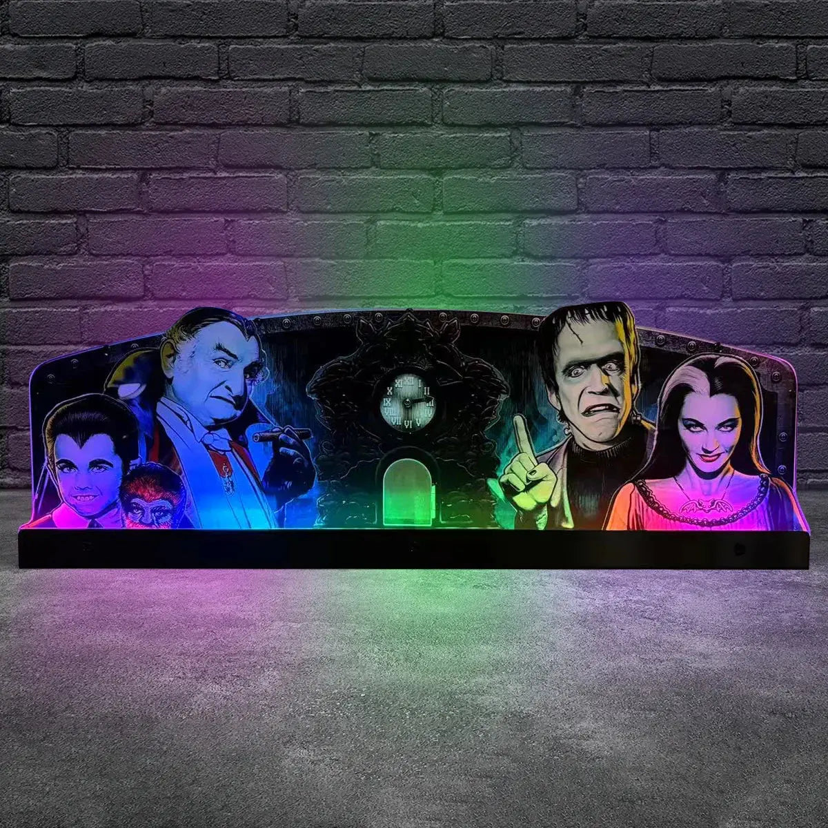 The Munsters Topper 3D Acrylic LED Topper, For Stern Pinball Mahine, Pinball Topper FYLZGO Signs