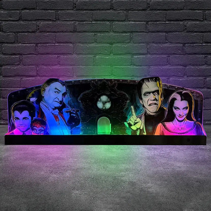 The Munsters Topper 3D Acrylic LED Topper, For Stern Pinball Mahine, Pinball Topper FYLZGO Signs