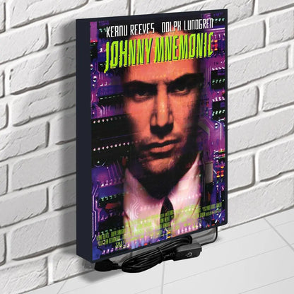 Johnny Mnemonic Movie Poster LED Light Box (LED Light Box) Complete FYLZGO Signs