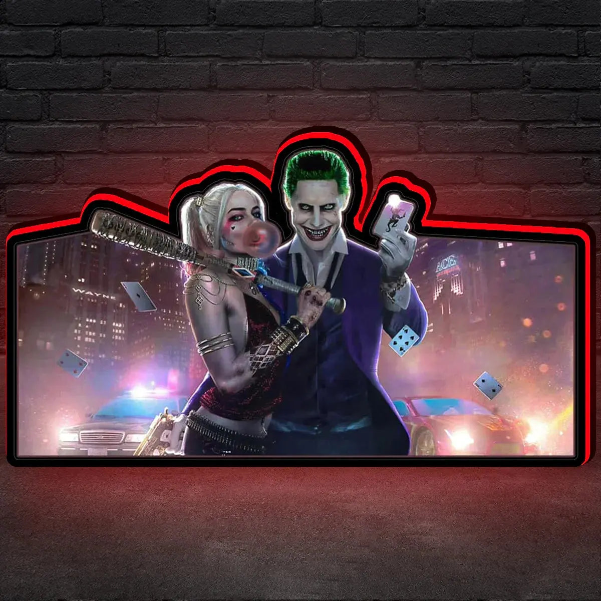 JP's World Joker Tour Topper, 3D Printed Lightbox Powered by USB Band Dimm Wall Art Decor Man's Cave FYLZGO Signs