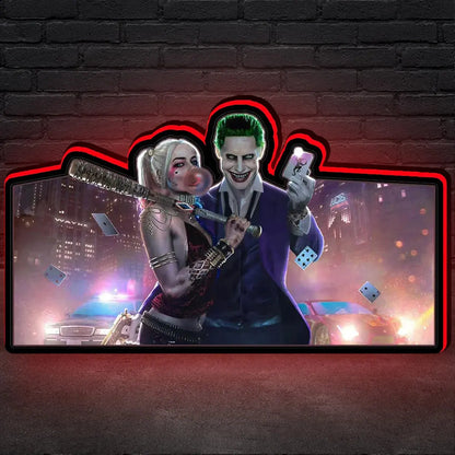 JP's World Joker Tour Topper, 3D Printed Lightbox Powered by USB Band Dimm Wall Art Decor Man's Cave FYLZGO Signs