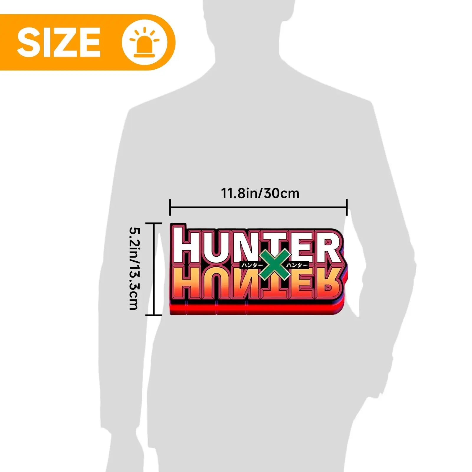 Hunter X 3D Printed LED Lightbox for Gaming Room Decor FYLZGO Signs