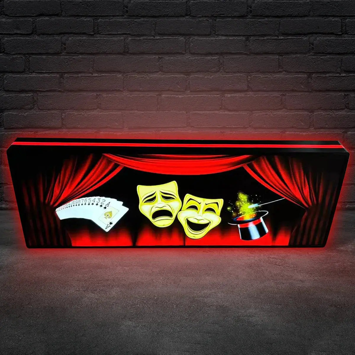 Theatre of Magic Pinball Topper LED Lightbox,  3D Printed Lightbox Rock Your Game FYLZGO Signs