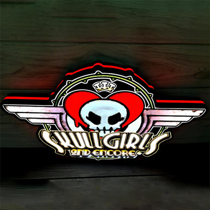 Skullgirls 2nd Encore Game Logo Lightbox LED Sign Custom for Decor FYLZGO Signs