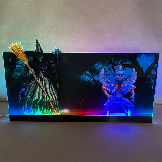 The Wizard of Oz Topper, Pinball topper 3D Acrylic LED Topper, for Jersey Jack Pinball Machine, Pinball Topper FYLZGO Signs