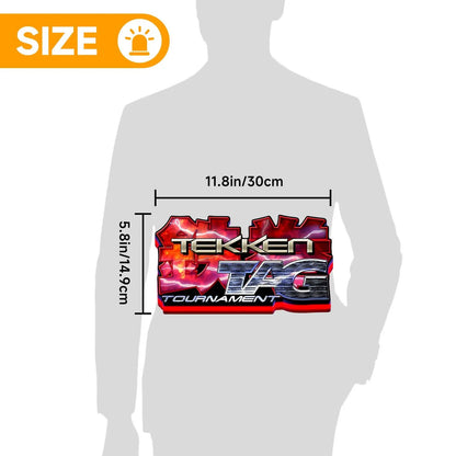 Tekken 3 Tag Tournament 3D Printed LED Lightbox FYLZGO Signs