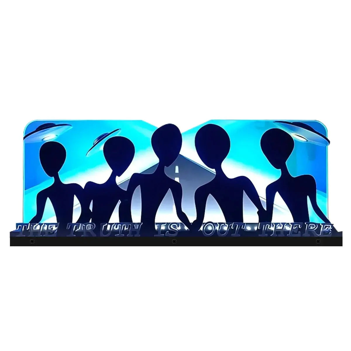 X-Files Topper 3D Acrylic LED Topper, For Sega Pinball Machine, Pinball Topper FYLZGO Signs