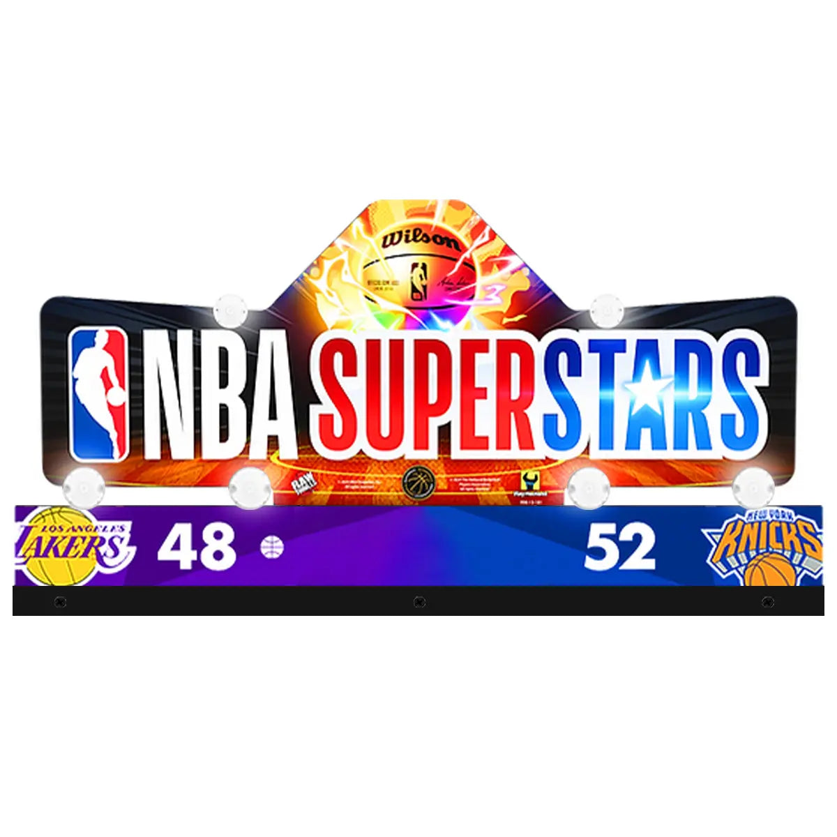 NBA Superstars Arcade Topper 3D Acrylic LED Topper, For Arcade Game Art Repro Game Machine, Arcade Topper FYLZGO Signs