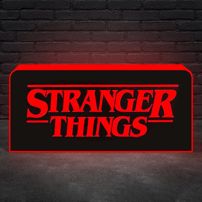 Stranger Things Logo Pinball Topper Lightbox Arcade Gaming Light box FYLZGO Signs