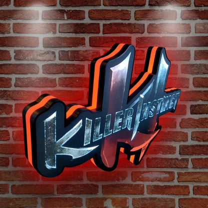 Combo Breaker 2K13 Killor Instint 3D Printed LED Lightbox for Gaming Room Decor FYLZGO Signs
