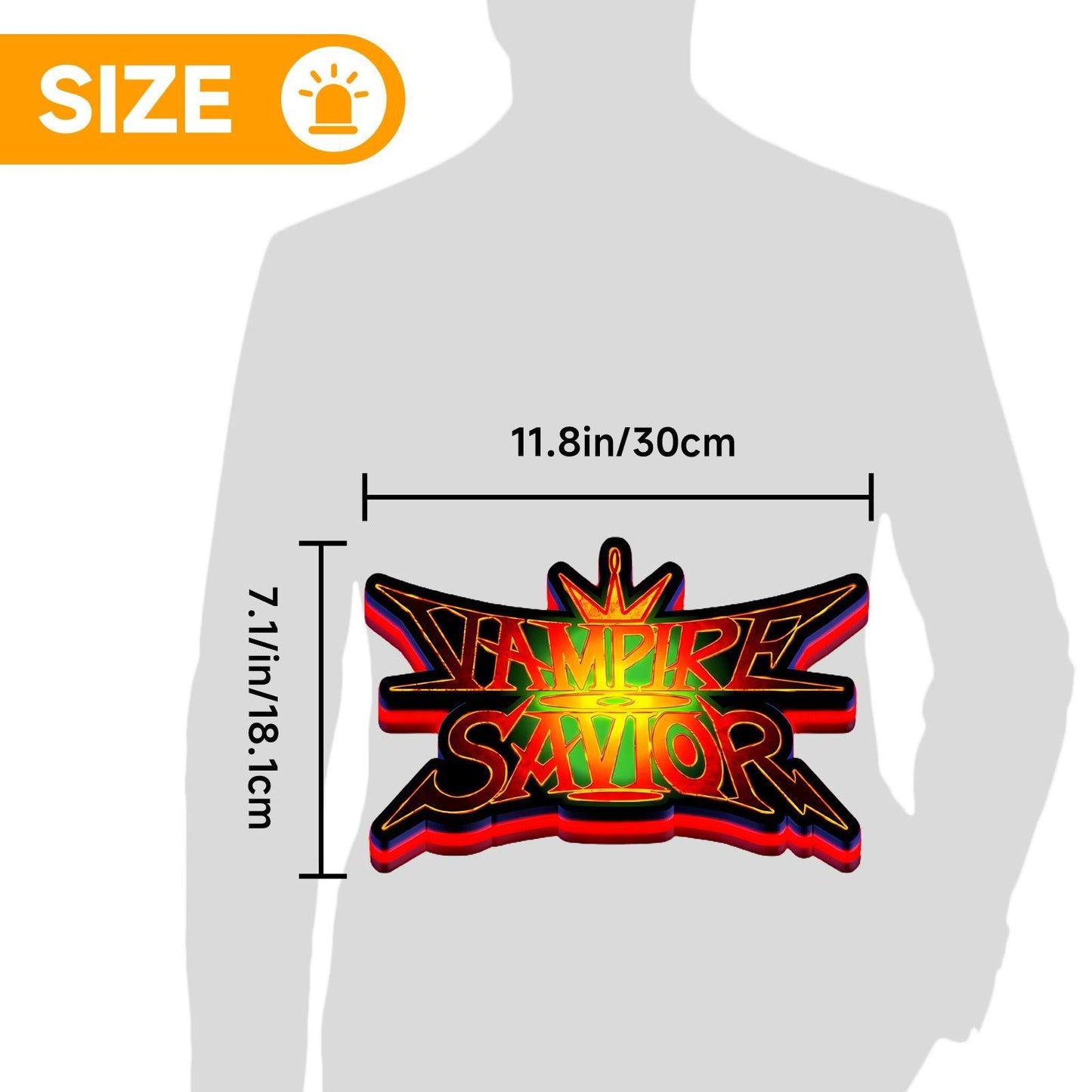 Custom Vampire Savior The Lord of Vampir Logo LED 3D Print Lightbox FYLZGO Signs