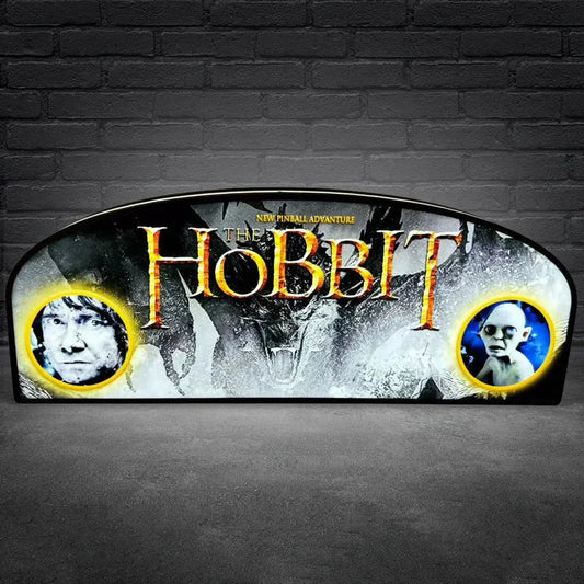 The Hobbit Pinball Topper LED Lightbox for Jersey Jack Pinball Machine, 3D Printed Lightbox Rock Your Game FYLZGO Signs