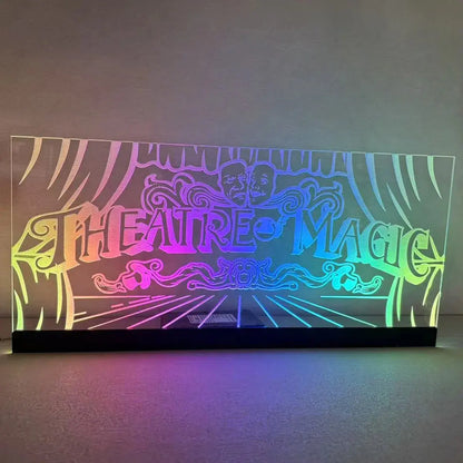 Theatre of Magic pinball topper Acrylic RGB LED Topper, for Pinball Machine, Pinball Topper FYLZGO Signs