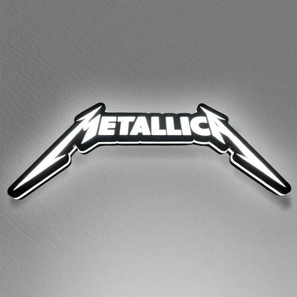 Metallica 3D Printed LED Lamp  Illuminate 3D Lightbox Your Space Dimmable & Powered by USB FYLZGO Signs