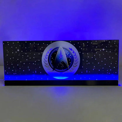 Star Trek Pinball Topper, Pinball topper 3D Acrylic LED Topper, for Bally Pinball Machine, Pinball Topper FYLZGO Signs