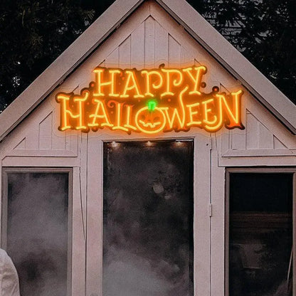 Halloween Neon Sign, BOO'D Neon Sign, Halloween Party Sign,Halloween sign, Halloween Decor, Pumpkin Neon Sign, Pumpkin Decor FYLZGO Signs