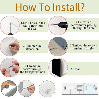 Step-by-step guide to install custom pinball topper or arcade neon sign with screws and wall anchors