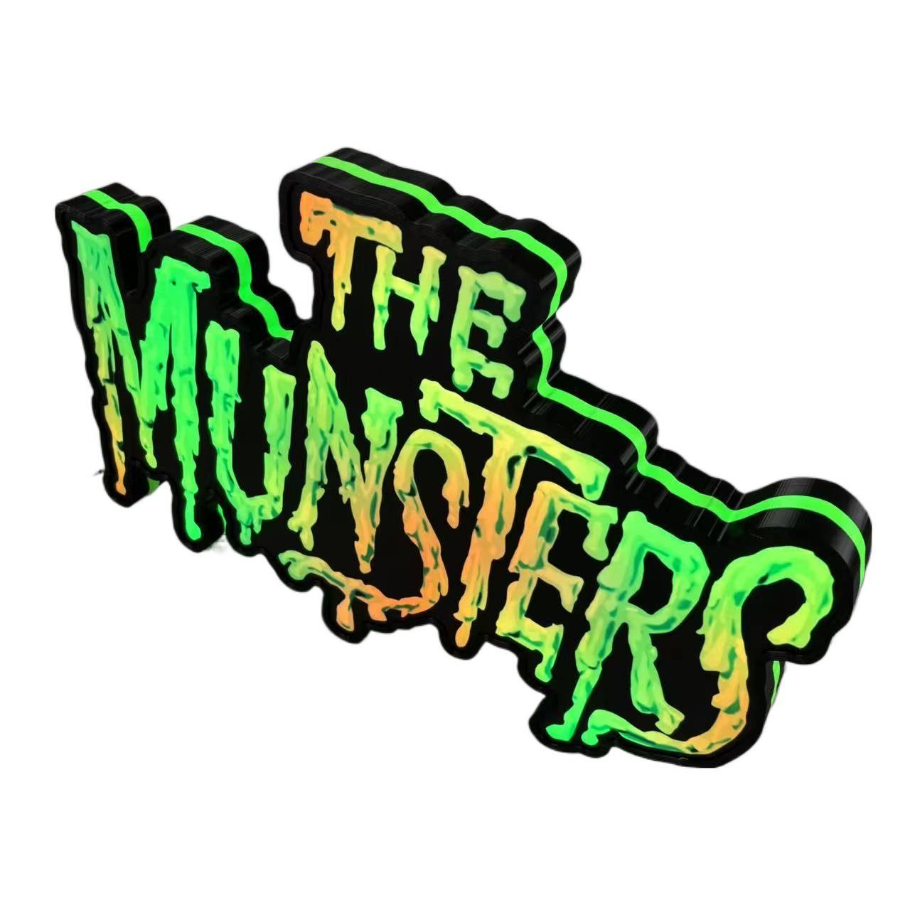 The Munsters Pinball LED Lightbox, The Munsters Pinball Topper, USB powered and with Dimming Function, design for Stern Pinball Neounik