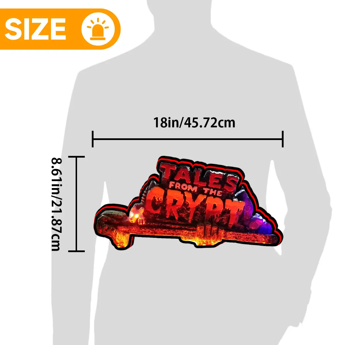 Tales From The Cpypt Pinball Topper Lightbox for Data East Pinball Machine, Arcade Gaming Light box for Man's Cave, Halloween Decor FYLZGO Signs