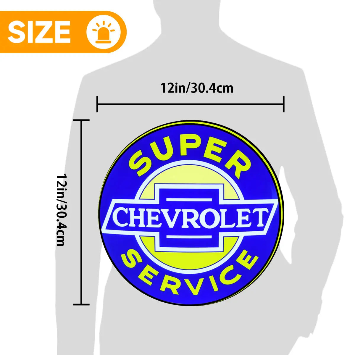 Chevrolet Logo Custom 3D LED Topper Printed Lightbox FYLZGO Signs