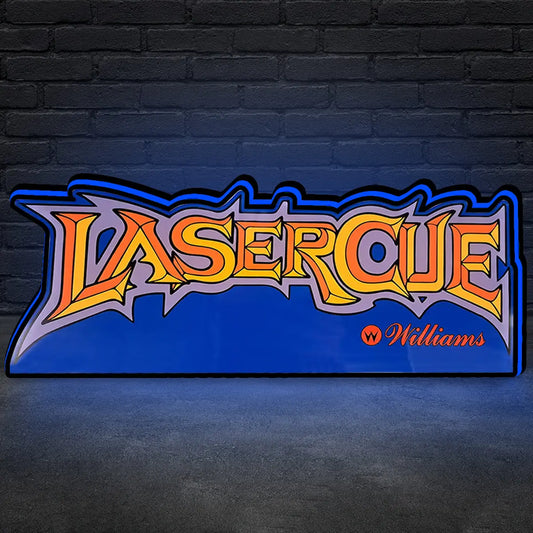 Laser Cue Williams Pinball Topper for Williams Pinball Topper, 3D Printed Lightbox Powered by USB Band Dimm Man's Cave FYLZGO Signs