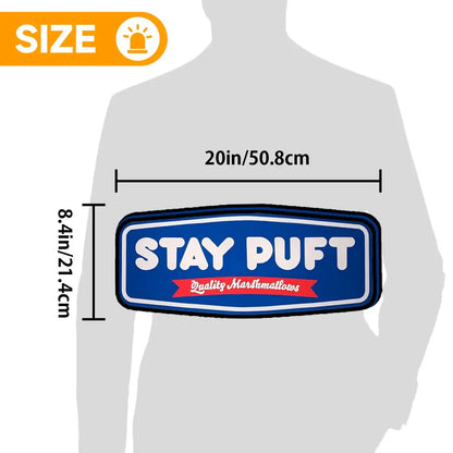 Ghostbusters Stay Puft 3D Lightbox USB Powered with Dimming Control Perfect Decor FYLZGO Signs