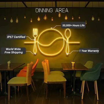 Neon Signs For Dining  Area LED Sign Club