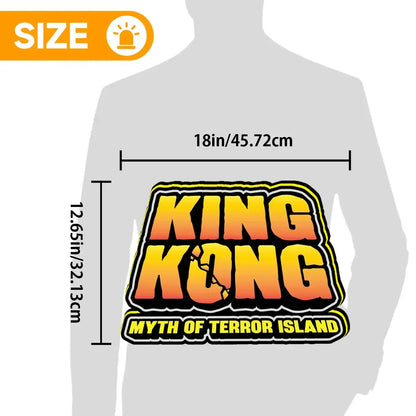 King Kong Logo LED Sign, 3D Printed, USB Powered & Full Dimmable FYLZGO Signs