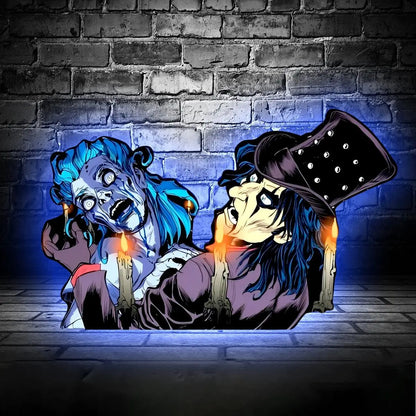 Alice Cooper Nightmare Castle Pinball Topper 3D Printed Ceiling Light, Arcade Game LED Light Box Dive into the Dark, Pinball Arcade Decor FYLZGO Signs