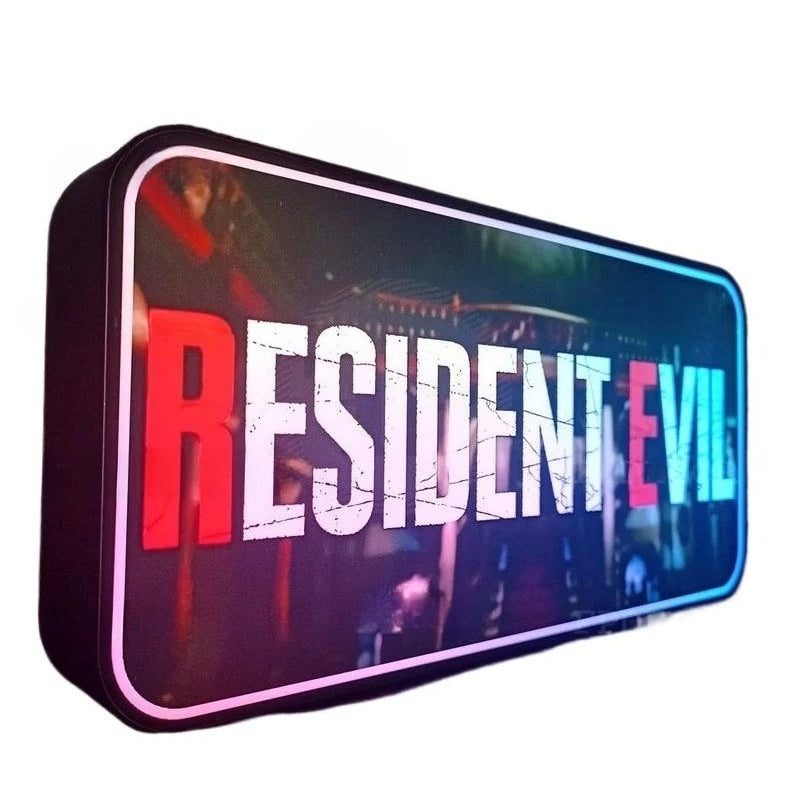 LED Lamp for Decoration | Lightbox Streamer | RGB Configuration | Custom pieces for streaming | Resident evil FYLZGO
