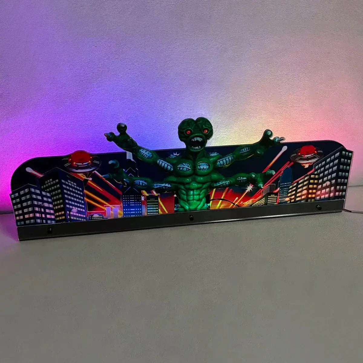 Attack or Revenge From Mars Pinball Acrylic LED Topper, for CGC Pinball Machine, Arcade 1up Pinball Topper FYLZGO Signs